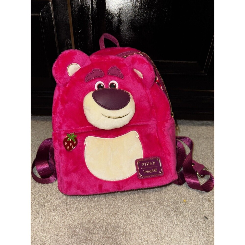 LOUNGEFLY DISNEY PIXAR TOY STORY LOTSO COSPLAY SHERPA MINI BACKPACK